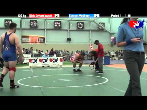 Nick Gwiazdowski vs. Connor Medbery at 2013 ASICS University Nationals - FS