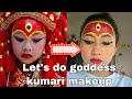 GODDESS  kumari makeup 💄 || let’s go with NEWARI CULTURE || pujuripop