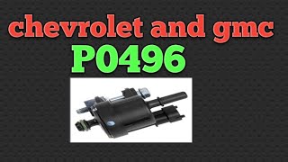 how to replace purge solenoid valve buick enclave and gmc acadia and chevy traverse P0496