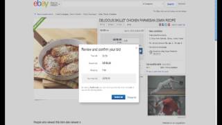 Bidding On eBay:How You Can Bid On A Item On eBay In Under Two Minutes.