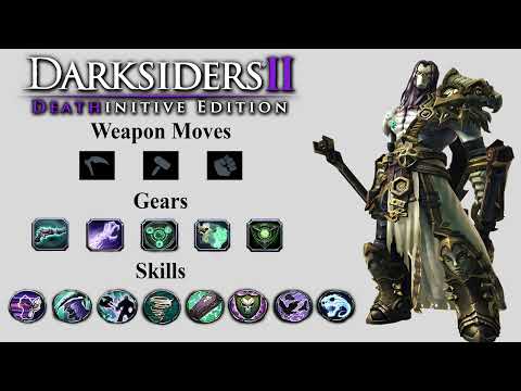 【Darksiders II】Death's Moveset | All Weapons, Reaper Form, Gears & Skills Showcase