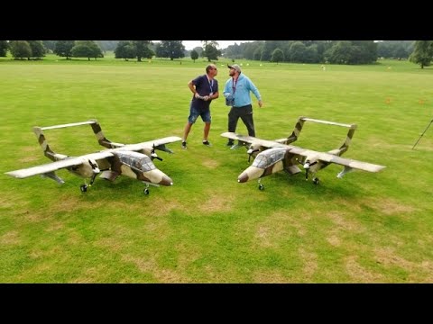 HANGAR 9 OV-10 BRONCOS x 2 DISPLAY - AT WESTON WESTON PARK INTERNATIONAL - 2021