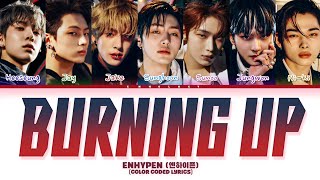 Download lagu [AI COVER] How Would ENHYPEN Sing 'BURNING UP' By MEOVV | Color Coded Lyrics  mp3