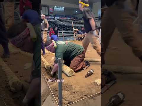 Sacred art of building a sumo ring #history #tradition #japan
