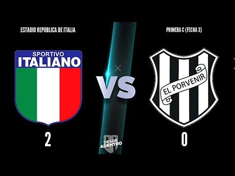 2 SPORTIVO ITALIANO VS EL PORVENIR 0 (FECHA 3 / PRIMERA C)