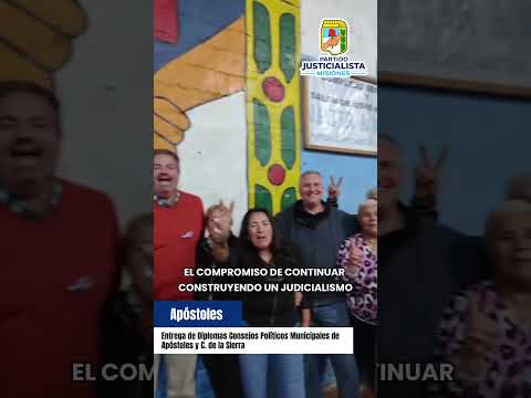 Puesta en funciones Consejos políticos municipales de Apóstoles y C. de la Sierra