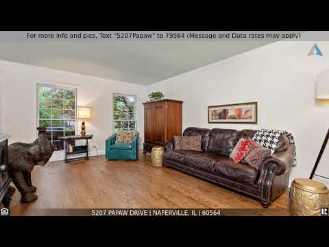 Priced at $459,000 - 5207 Papaw Drive, Naperville, IL 60564