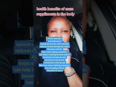 benefits of msm supplement in the body #supplements #health https://amzn.to/3RYEdun