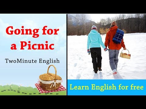 ピクニック英会話レッスン - 英語トラベルフレーズ - 英語動画を学ぶ (Picnic English Lesson - English Travel Phrases - Learn Spoken English Videos)