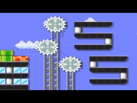 → Sinister Skyline → by Andy - SUPER MARIO MAKER - No Commentary 一 1AJ