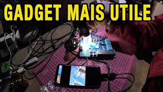 Caméra microscope usb pour l'électronique et plus.