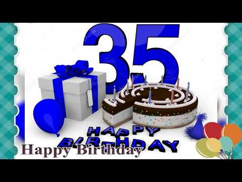 Привітання з Днем народження мужчині 35 років!!!