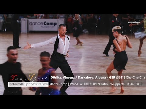 Dörlitz, Vinzenz / Daskalova, Albena - GER | danceComp | WDSF WORLD OPEN Latin | Cha Cha Cha