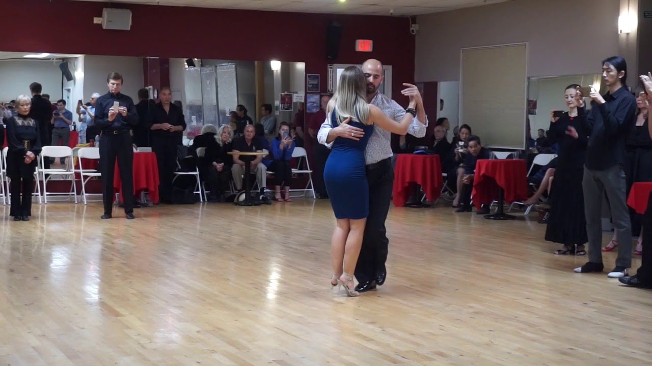 Lorena González Cattáneo & Gastón Camejo Tango Lesson Demo 2018 April 13