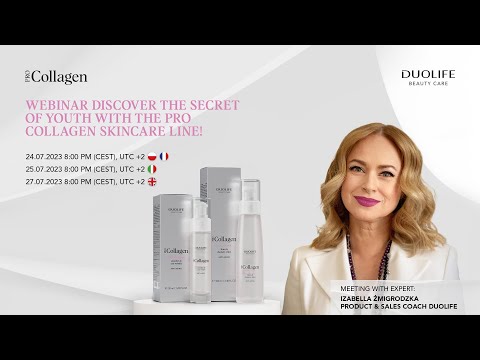 EN | Webinar Discover the secret of youth with Pro Collagen cosmetics! 24th July 2023.