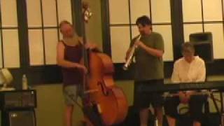 soprano saxophone and bass free improvisation