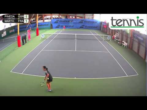 PINEDA (GBR) vs MARTHIENS (FRA) - Open Super 12 Auray Tennis