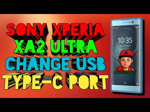 sony xperia xa2 ultra change usb port