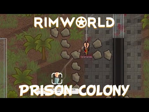 👨‍🚀 [13] Testing a stun gun on raiders - Rimworld prison colony
