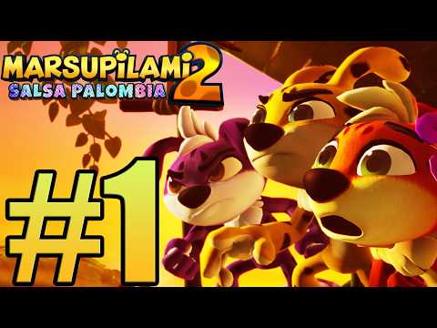 Marsupilami 2: Salsa Palombia Gameplay Walkthrough Part 1 - Full Demo (100%)
