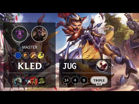 Kled Jungle vs Lee Sin - EUW Master Patch 10.15