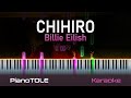 Billie Eilish CHIHIRO Piano Tutorial Karaoke Lyrics