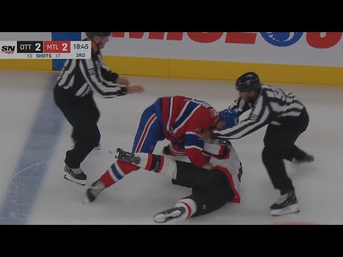 Nick Cousins Drops 🥊 Gloves 🥊 With Jayden Struble