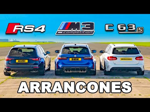 Nuevo RS4 Comp vs M3 vs AMG C63: ARRANCONES Familiar