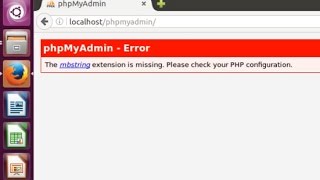 Phpmyadmin (php 5.6) - the mbstring extension and mysql|mysqli is missing in Ubuntu 16.04