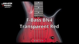 Video thumbnail for ServetteMusicTV : F-Bass BN4 Transparent Red by ServetteMusicTV