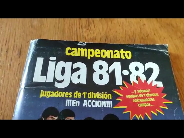Vídeo relacionado con Lote cromos Campeonato Liga 81 82 ediciones Este Real Sociedad