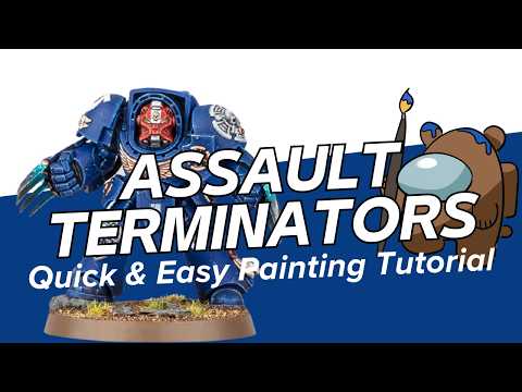 Painting Assault Terminators! - Warhammer 40K Quick and EASY Tutorial
