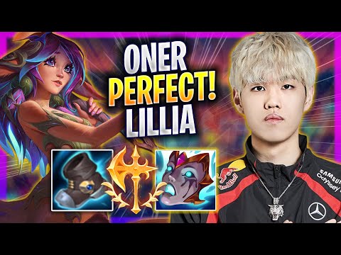 ONER PERFECT GAME WITH LILLIA! - T1 Oner Plays Lillia JUNGLE vs Lee Sin! | Season 2024
