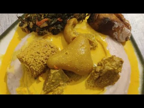 How to cook achu#cameroon achu and yellow soup #yellow soup recipe