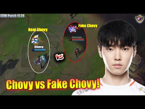 Chovy vs Fake Chovy! - Gen.G Chovy Sylas Mid vs Twisted Fate | Preseason 2022