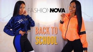 Back To School Fashion Nova Clothing Try On Haul