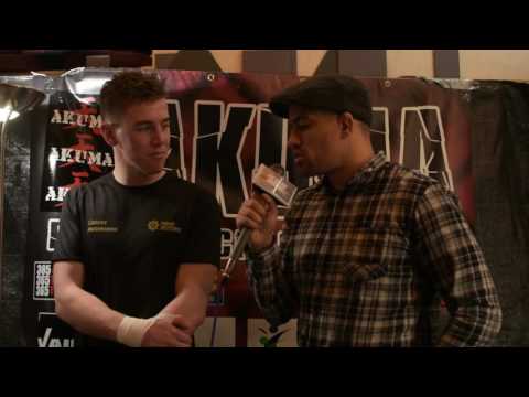 Fight Highlights and Interview with James Sheehan at Akuma 9