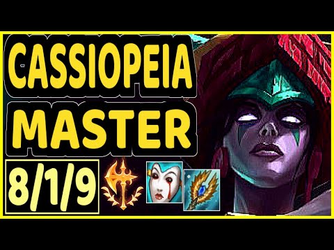 EIKA (CASSIOPEIA) - 8/1/9 KDA GAMEPLAY - EUW Ranked MASTER