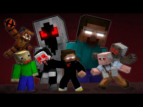 Monster School: Herobrine contro Entity, FNAF, Granny, Grandpa | La migliore animazione di Minecr...