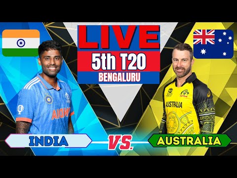India vs Australia 5th T20I Live Cricket Match, IND Vs AUS Live score & commentary | 2nd Inning