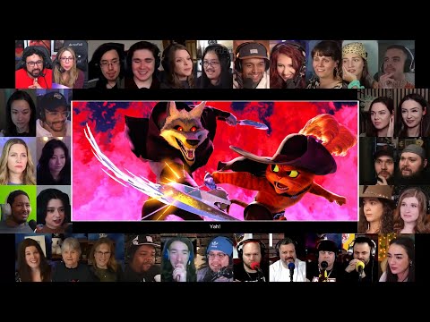 Puss in Boots vs. Death - Puss in Boots: The Last Wish - Reaction Mashup