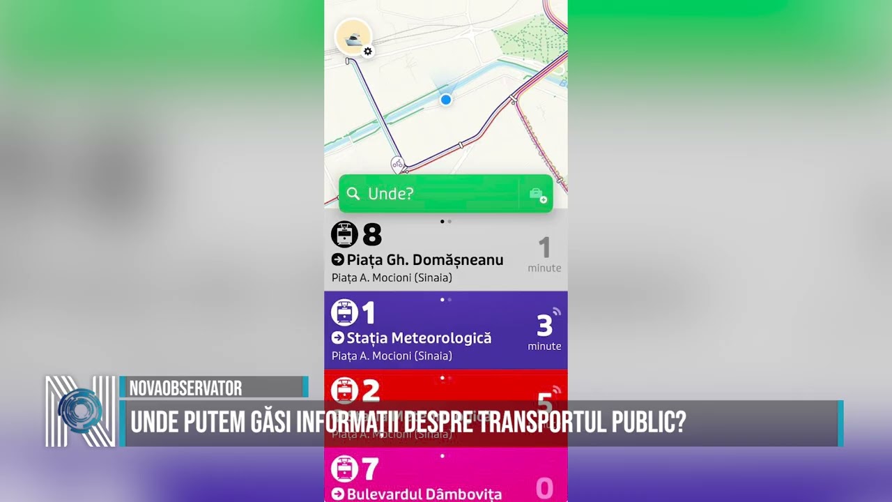 UNDE PUTEM GĂSI INFORMAȚII DESPRE TRANSPORTUL PUBLIC?