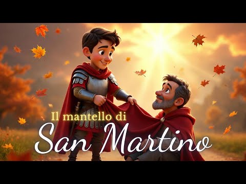 Il Mantello di San Martino 🧥 | Canzone per bambini storia, bontà e autunno in musica 🍂 11 novembre