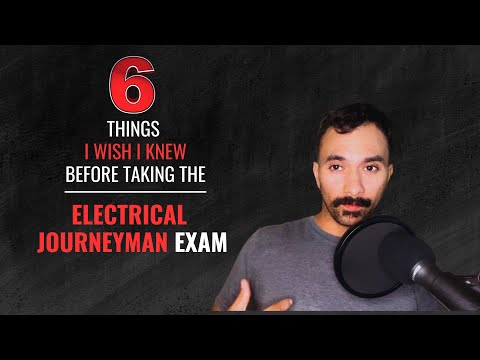 Electrical Journeyman Exam | 6 things I wish I knew before I took it! | The Young Electrician