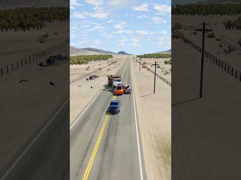Realistic Highway Car Crashes #174 | BeamNG.drive