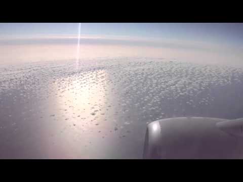 Chicago-to-Boston flight: Detroit, Windsor, Point Pelee, Lake Erie & snowy landing 2012-01 -21