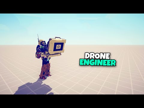 DRONE ENGINEER VS EVERY UNITS - Totally Accurate Battle Simulator TABS