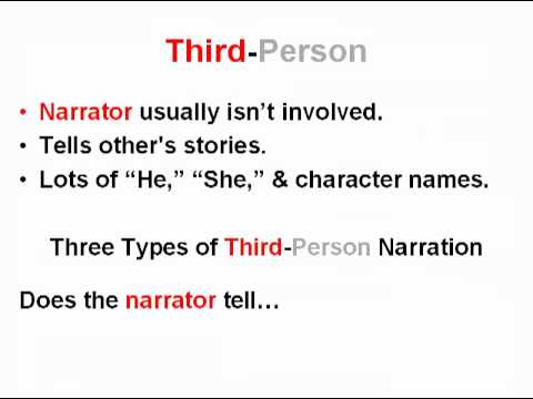 Point of View & Narrator's Perspective Lesson | Teaching Common Core Reading Skills