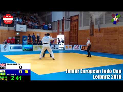 +100 kg Quarter-Final: GREENIDGE, Wesley (GBR) vs. SOARES, Andre (BRA)