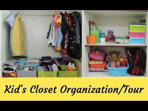Kids Closet Organization | Wardrobe Organization Ideas | Indian Home Organization Video